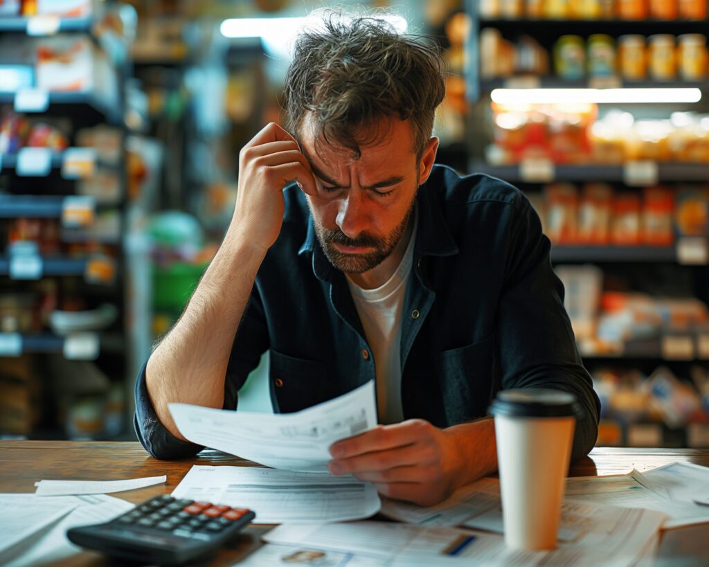 Zmiana sprzedawcy prądu dla firmy z Ekovoltis -przedsiębiorca analizuje rachunek za prąd